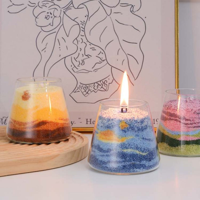 DIY Sand Painting Scented Candle | Rose - iKids