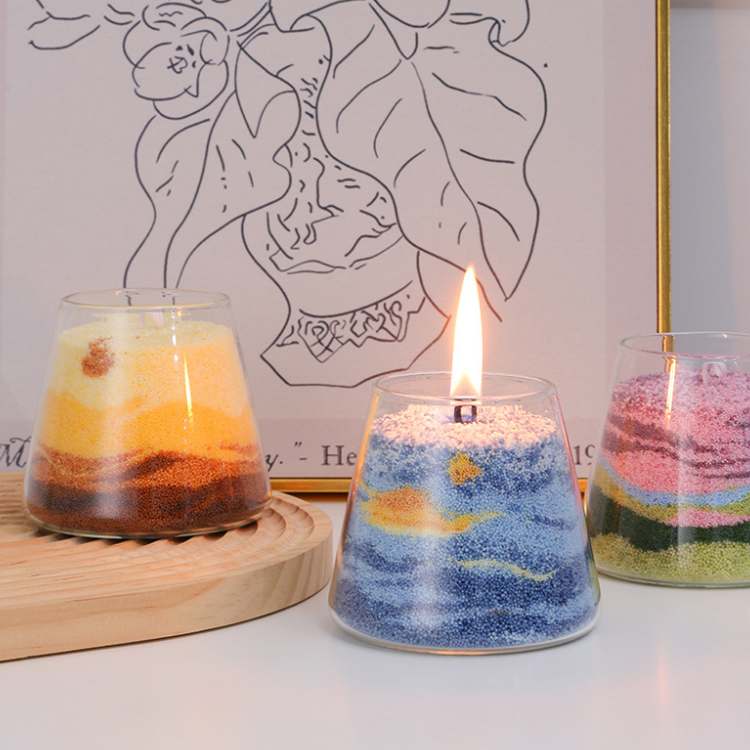 DIY Sand Painting Scented Candle | English Pear & Freesia - iKids