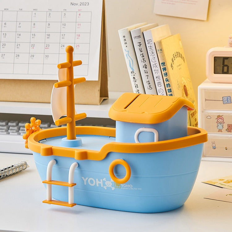 Pirate Ship Piggy Bank - iKids
