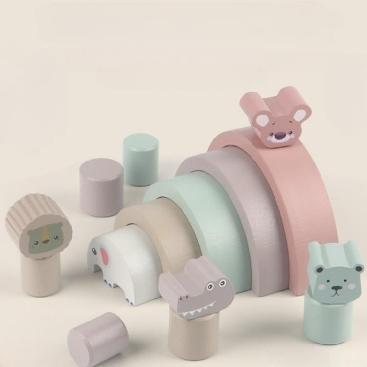 Animal Balance Building Stacking Block - iKids