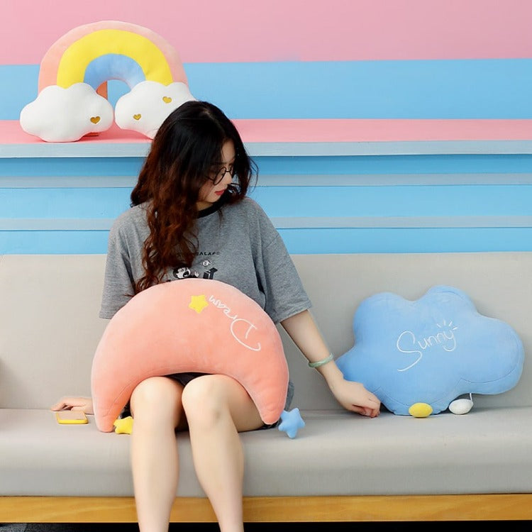 Shaped Decorative Pillow | Moon - iKids