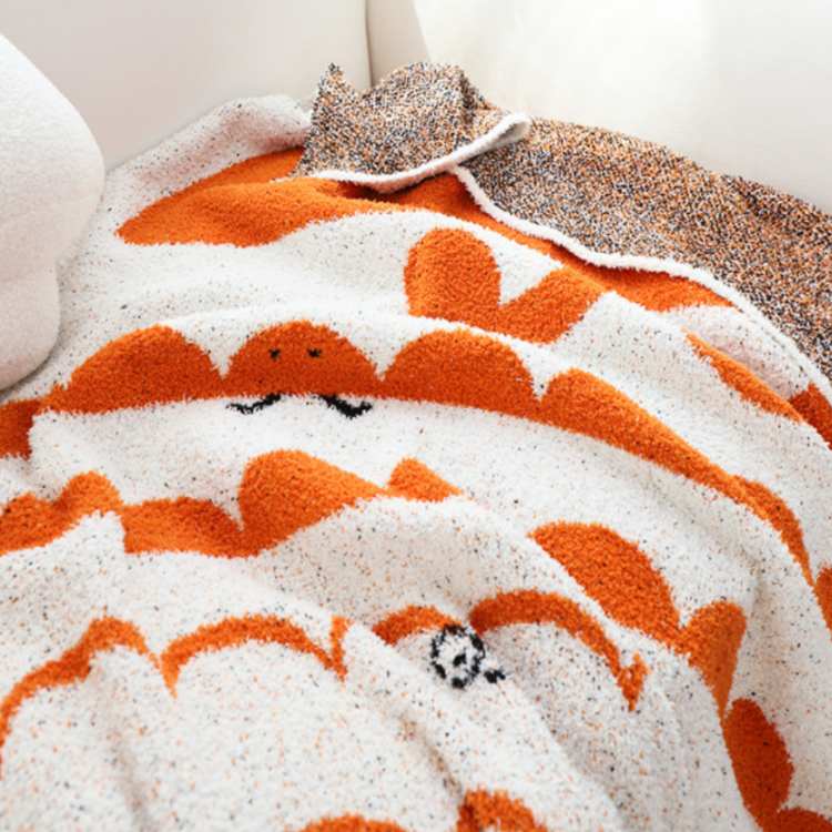 Cartoon Fuzzy Fleece Throw Blanket - iKids