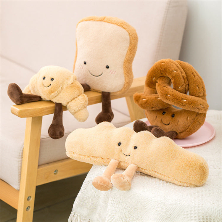 Breakfast Plush Cushion | Toast Bread - iKids