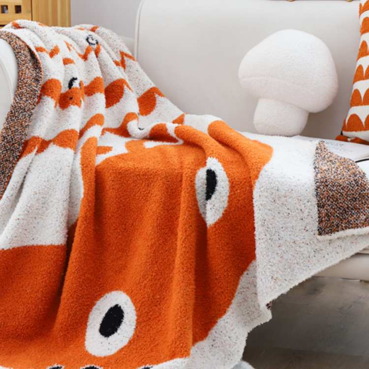 Cartoon Fuzzy Fleece Throw Blanket - iKids