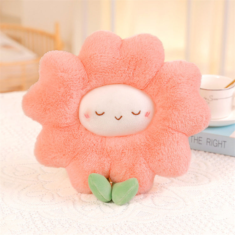 Small Fluffy Plushie Cushion | Spring Flower - iKids