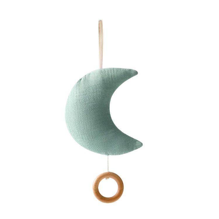 Moon Drawstring Music Toy | Teal - iKids