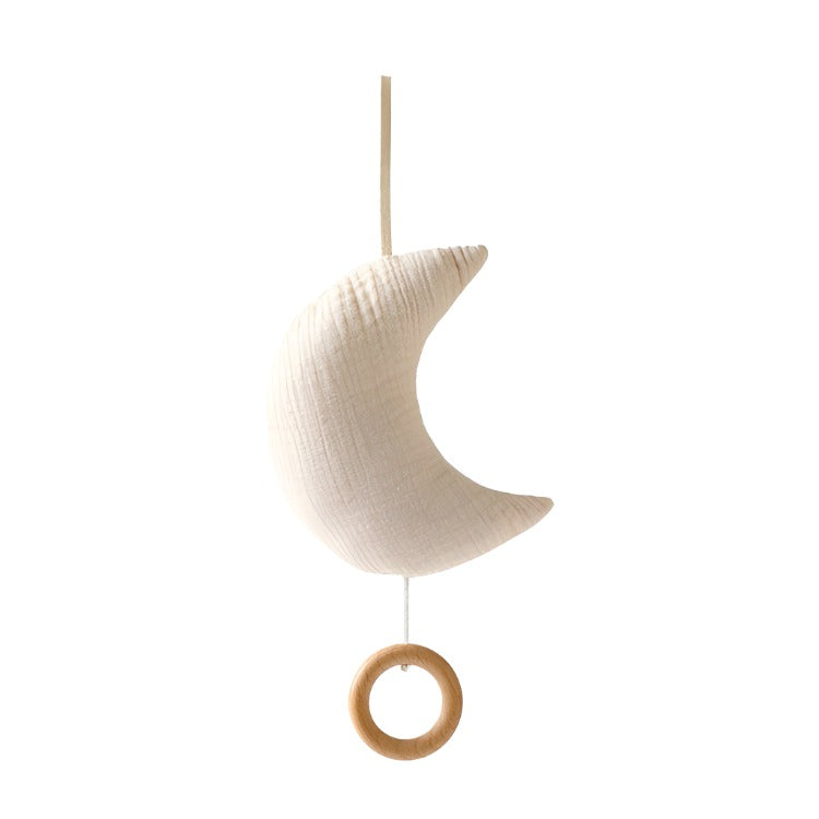 Moon Drawstring Music Toy | Beige - iKids