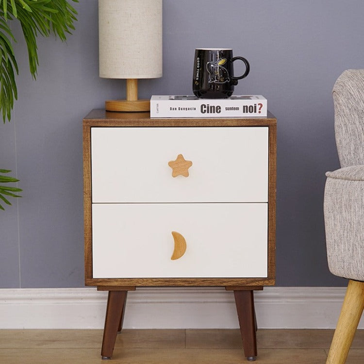 Wooden Cupboard Knob | Moon - iKids