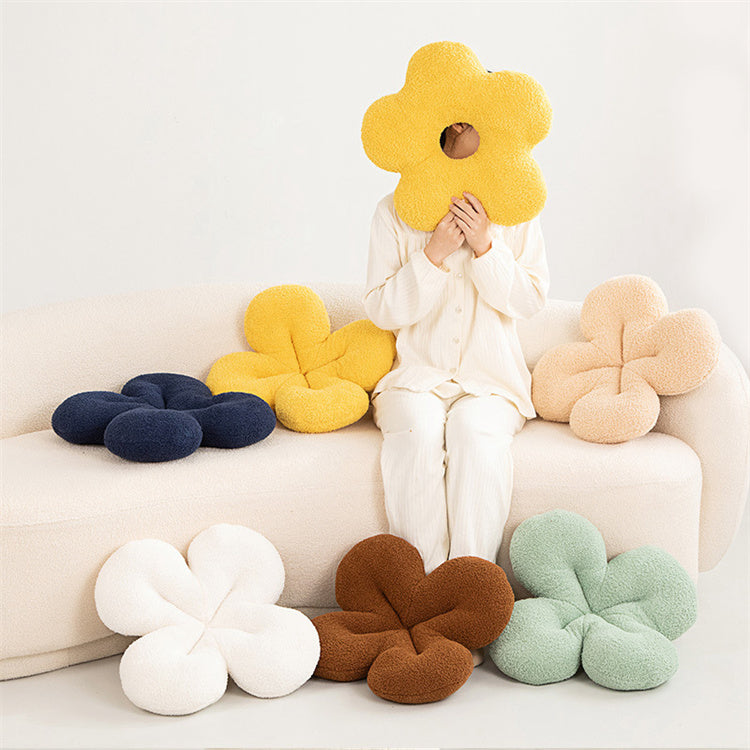 Four Leaf Clover Cushion | Yellow - iKids