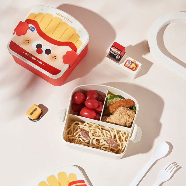 Food Shaped Cute Lunch Box | French Fries - iKids