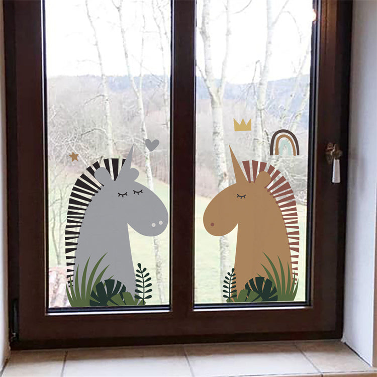 Animal Wall Decal | Unicorn & Rainbow - iKids