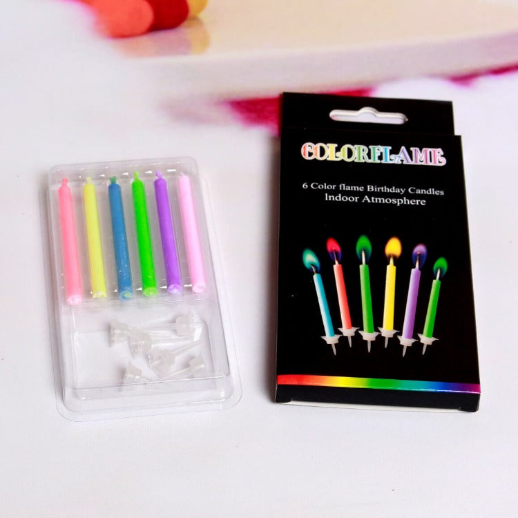 Colourful Birthday Cake Candle Set - iKids