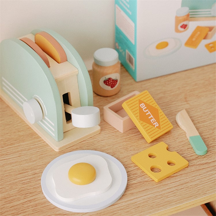 Kabi My Little Wooden Bread Toaster - iKids
