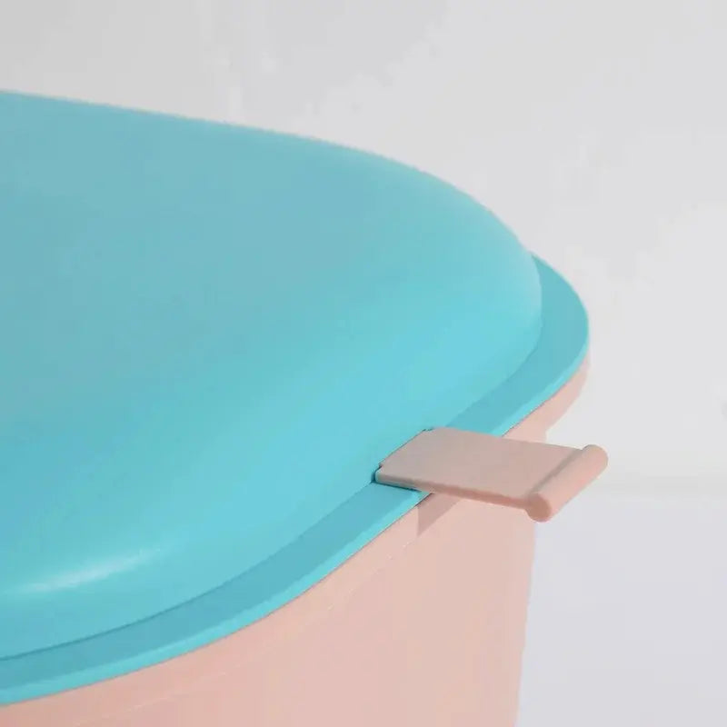 Pink-Blue Kids 3-in-1 Storage Box Stool & Table from iKids.co.za