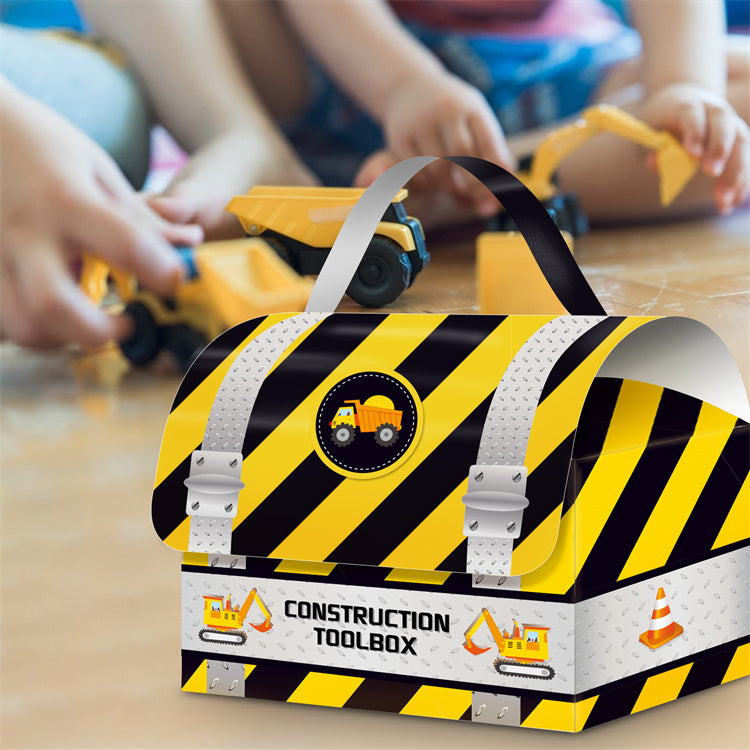 Party Favor Box | Construction | 12 Pcs - iKids