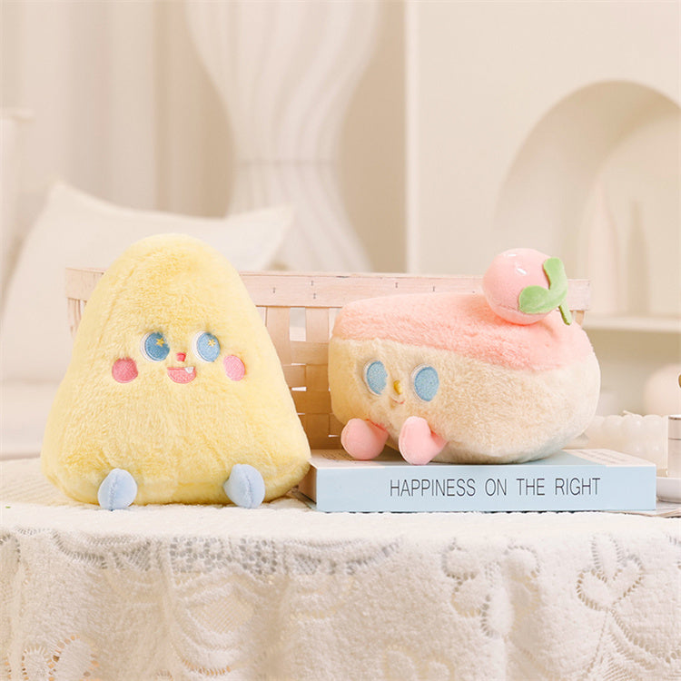 Small Fluffy Plushie Cushion | Strawberry Cake - iKids