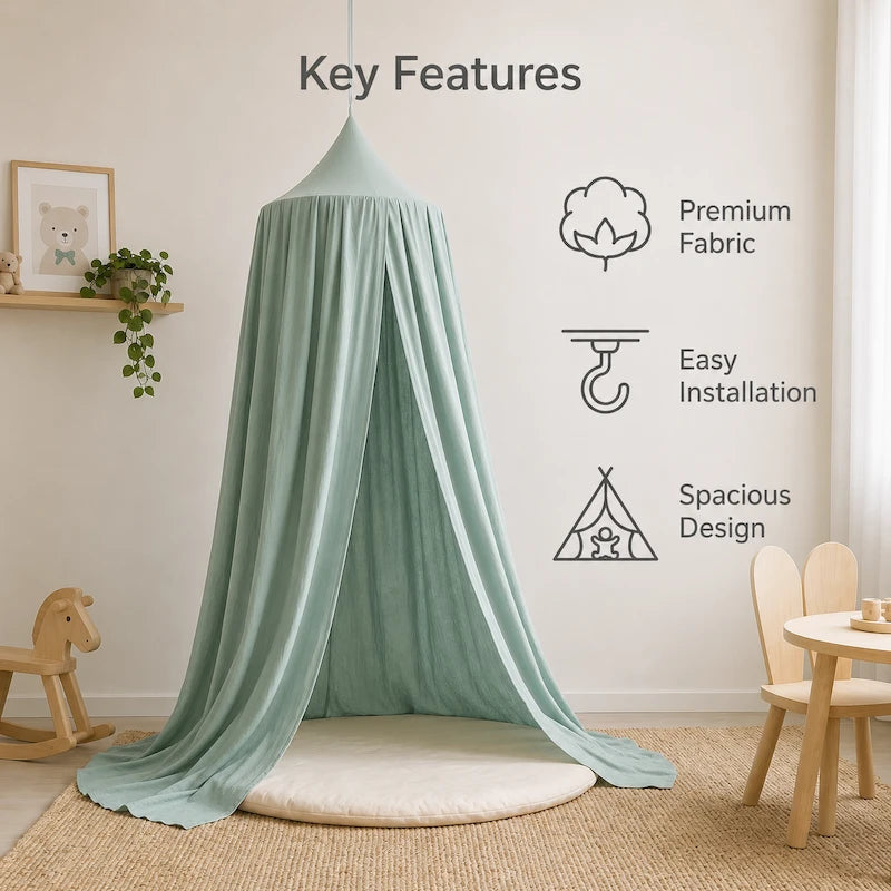 Sea Foam Hanging Tent Canopy from iKids.co.za