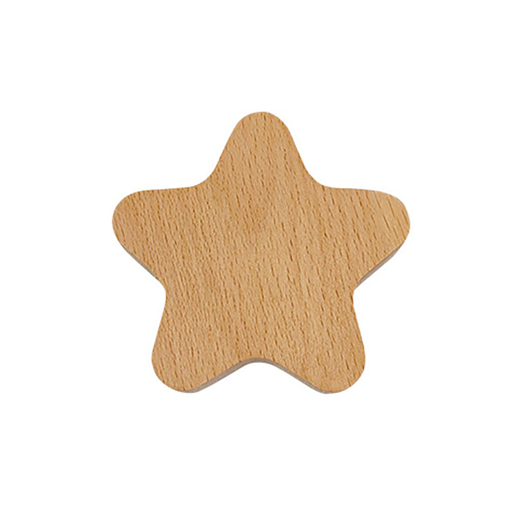 Weather Wooden Cupboard Knob | Star - iKids