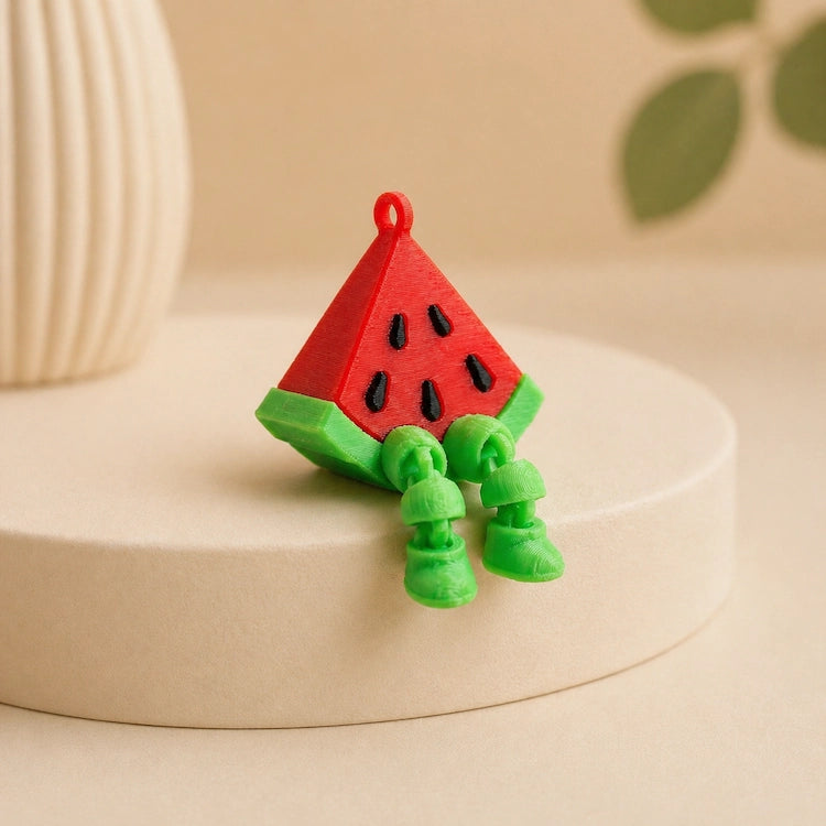 3D Printed Articulated Fruit Fidget Watermelon from iKids Studio