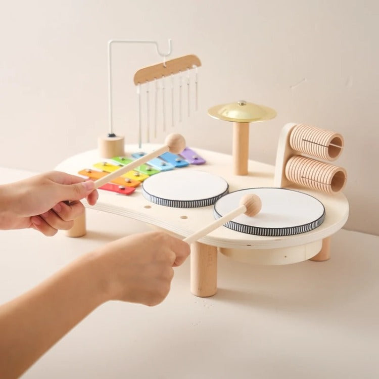 7 in 1 Baby Wooden Musical Toy - iKids