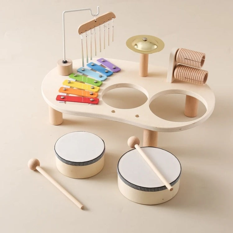 7 in 1 Baby Wooden Musical Toy - iKids