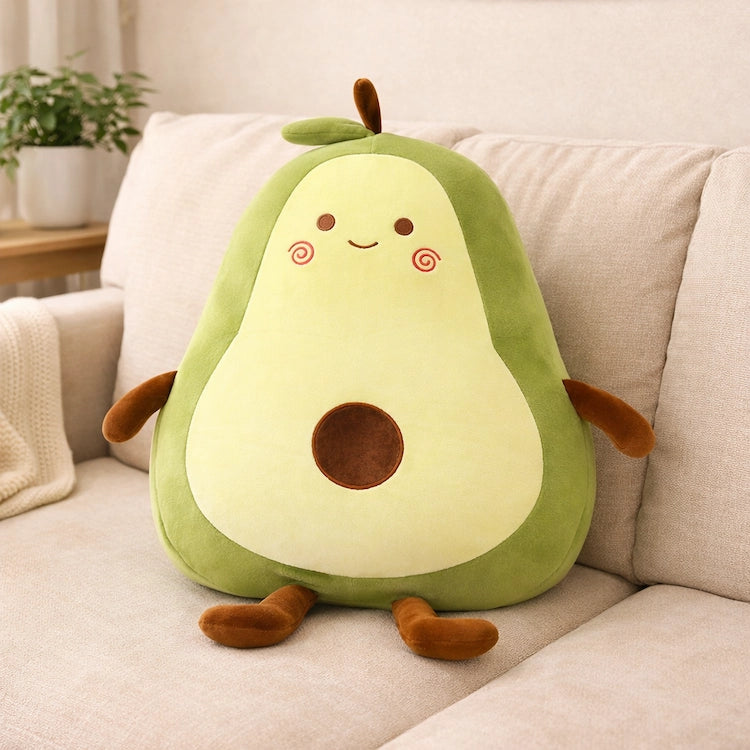Large Cute Avocado Plush Pillow from iKids.co.za