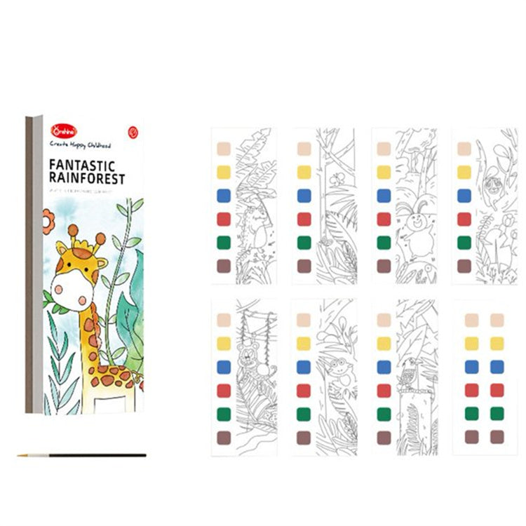 Paint With Water Booklet | Fantasy Rainforest - iKids