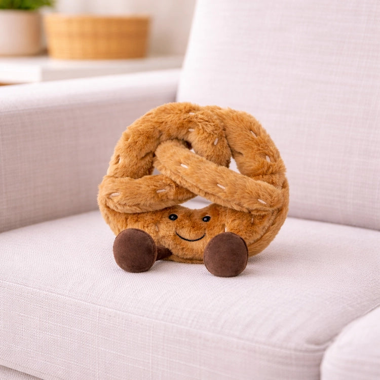 Pretzel Breakfast Plush Cushion from iKids.co.za