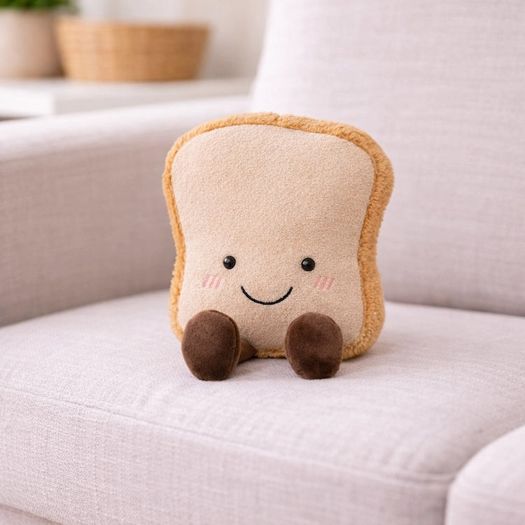 Toast Bread Breakfast Plush Cushion from iKids.co.za