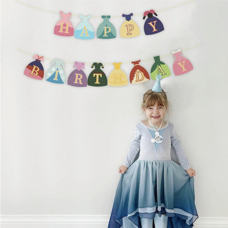 Party Flag Banner | Princess - iKids
