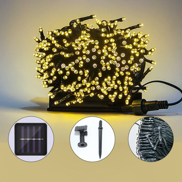 22m Garden Outdoor Solar String Lights | Warm - iKids