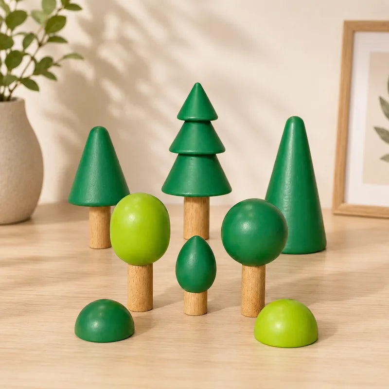 Woodland Forest Tree Building Blocks Set from iKids.co.za