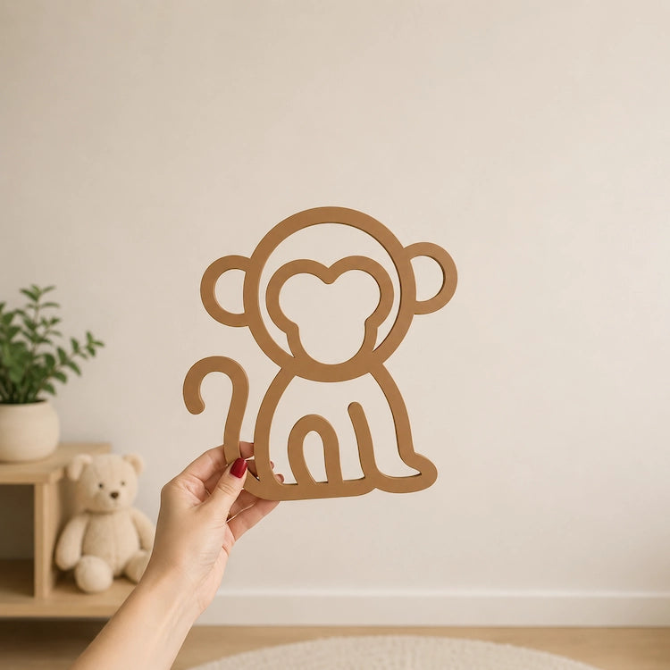 Minimal Safari Wall Decor Set for Kids Rooms from TinyPuff Studio