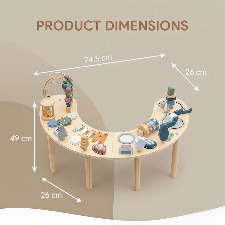 Wooden Montessori Moon Activity Table from iKids.co.za