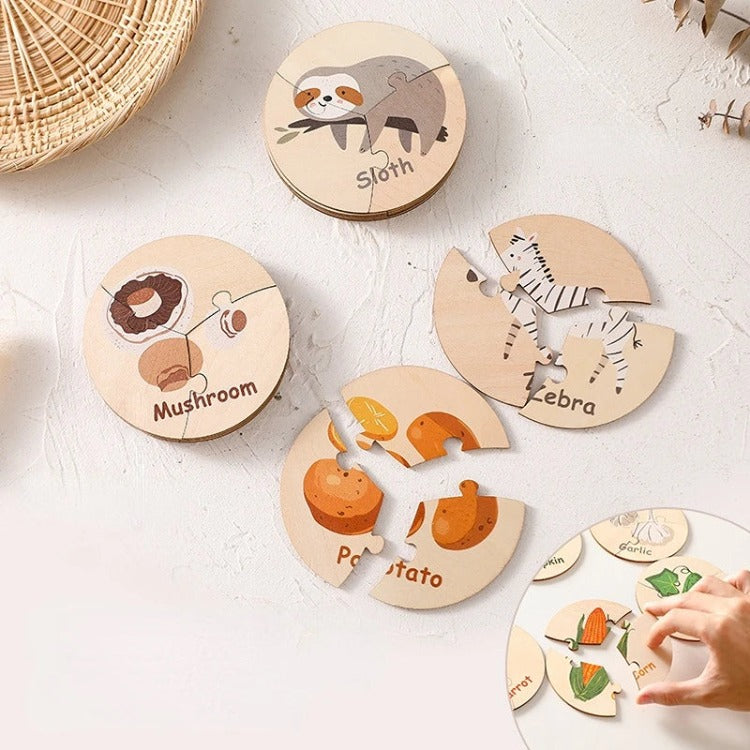 Wooden Montessori Puzzles | Potato - iKids