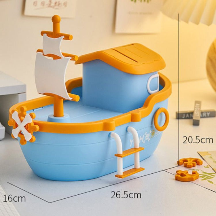 Pirate Ship Piggy Bank - iKids
