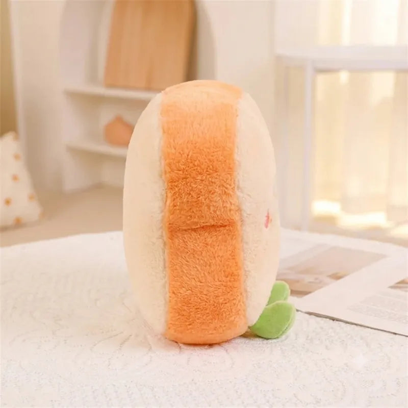 Small Fluffy Plushie Cushion | Toast