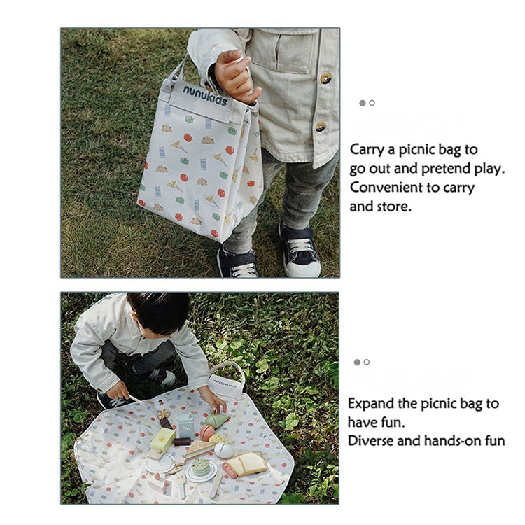 Nunukids Wooden Toy Picnic Set - iKids
