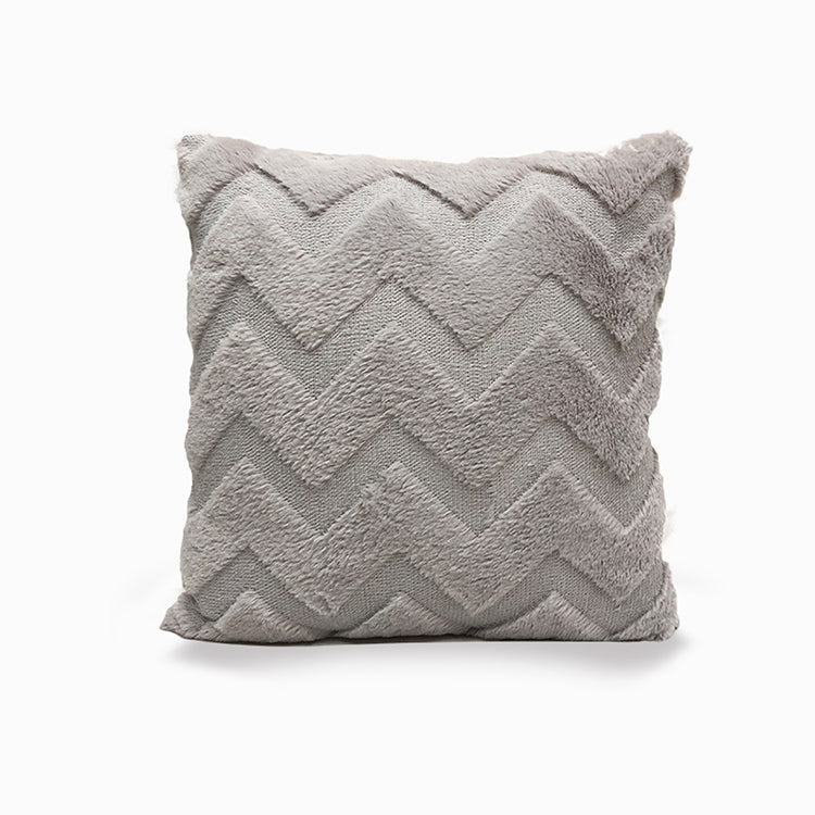 Fluffy Scatter Cushion | Grey Wave - iKids