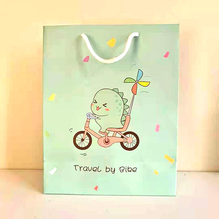 Bicycle Dinosaur Gift Bag - iKids