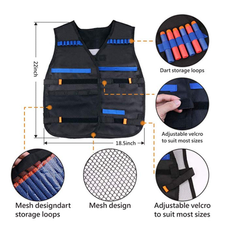Tactical Vest-2 Pack for Nerf Gun N-strike Elite Series - iKids