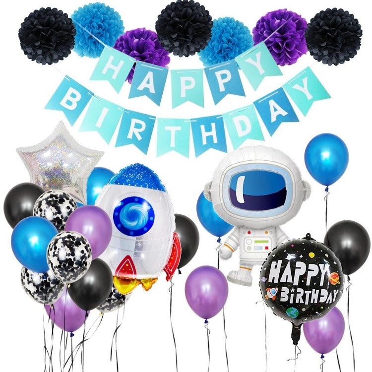 Space Birthday Party Decorations Balloons - iKids