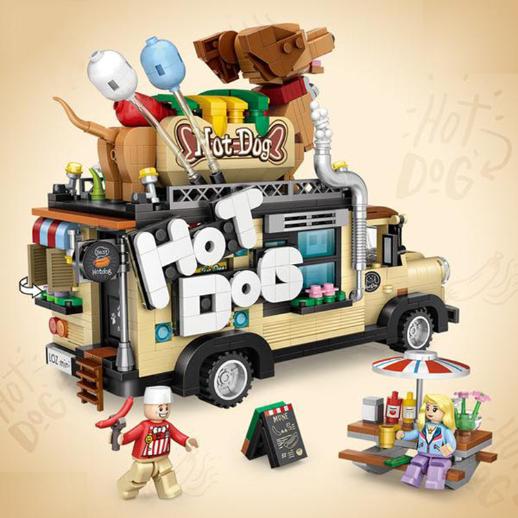 LOZ Mini Blocks Hot Dog Cart - iKids