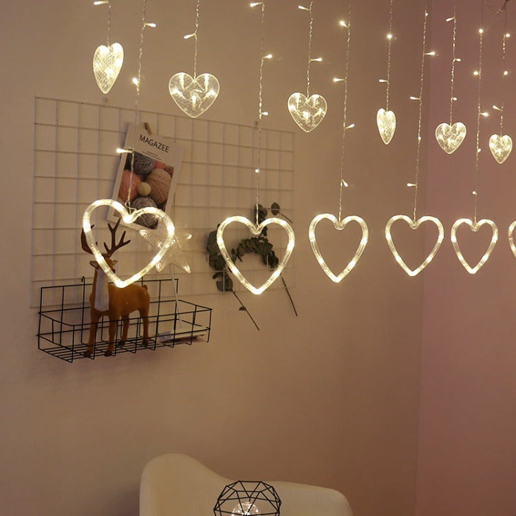 Curtain String Lights | Heart 2.5m - iKids