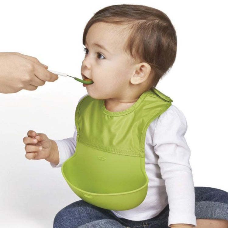 Roll-Up Pocket Bib Cherry - iKids
