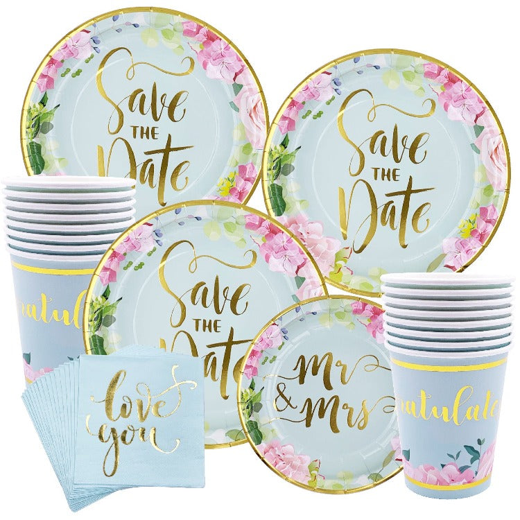 Wedding Party Tableware | 16 Guests - iKids
