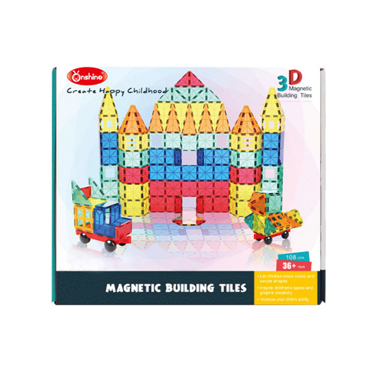 Onshine 3D Magnetic Building Tiles - iKids