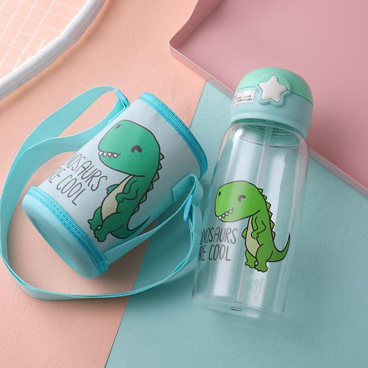 Green Dinosaur Water Bottle - iKids