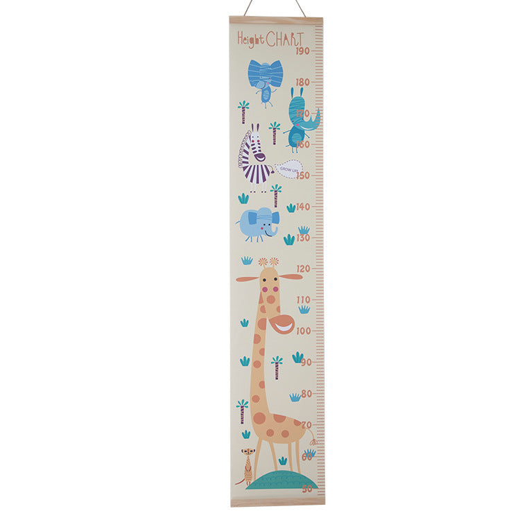 Height Chart Colorful Animal - iKids