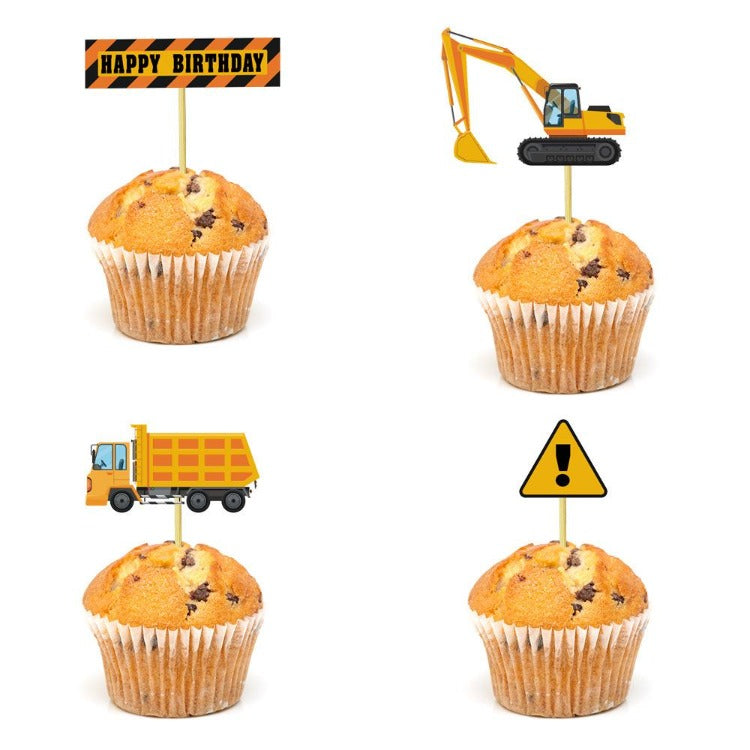 Construction Truck Cupcake Toppers - iKids